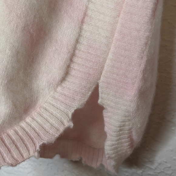 Repeat Cashmere Tie Dye Distressed Sweater XS - Picture 3 of 9